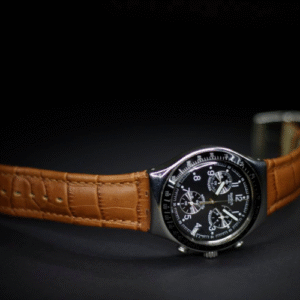 Reloj de alta gama de correa de cuero